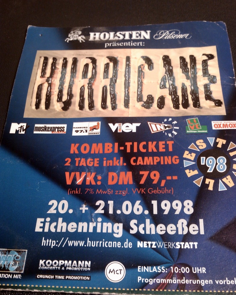 Hurricane Karten 1998